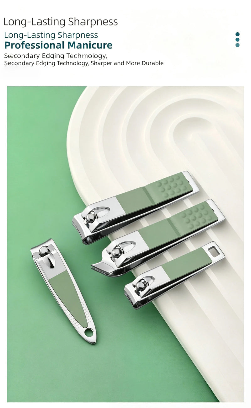 Nail Clipper Set, Nail Clipper, Ear Scoop, Home Nail Tools, Clippers, 14-Piece Set, Box for Removing Dead Skin