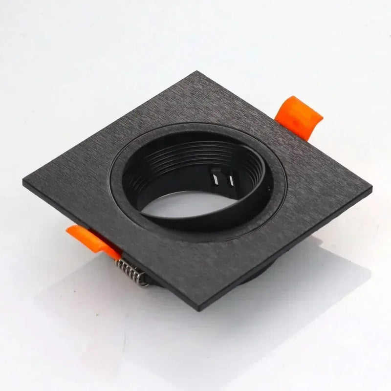 JOYINLED 1/10PCS Square Recessed Ceiling Downlight Fixture GU10 MR16 LED Spotlight Frame Housing Trim for Home Lighting