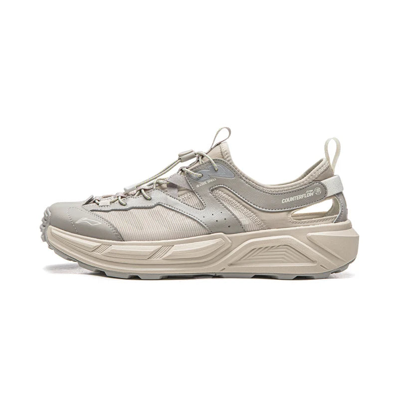 ស្បែកជើងកវែង Li-Ning Unisex WUI COBBLES សម្រាប់ពាក់ក្រៅផ្ទះ មានខ្យល់ចេញចូលបានល្អ ស្រូបយកឆក់ ទម្ងន់ស្រាល រឹងមាំ ស្បែកជើងកវែងសម្រាប់ដើរលេងកម្សាន្ត AGHW003