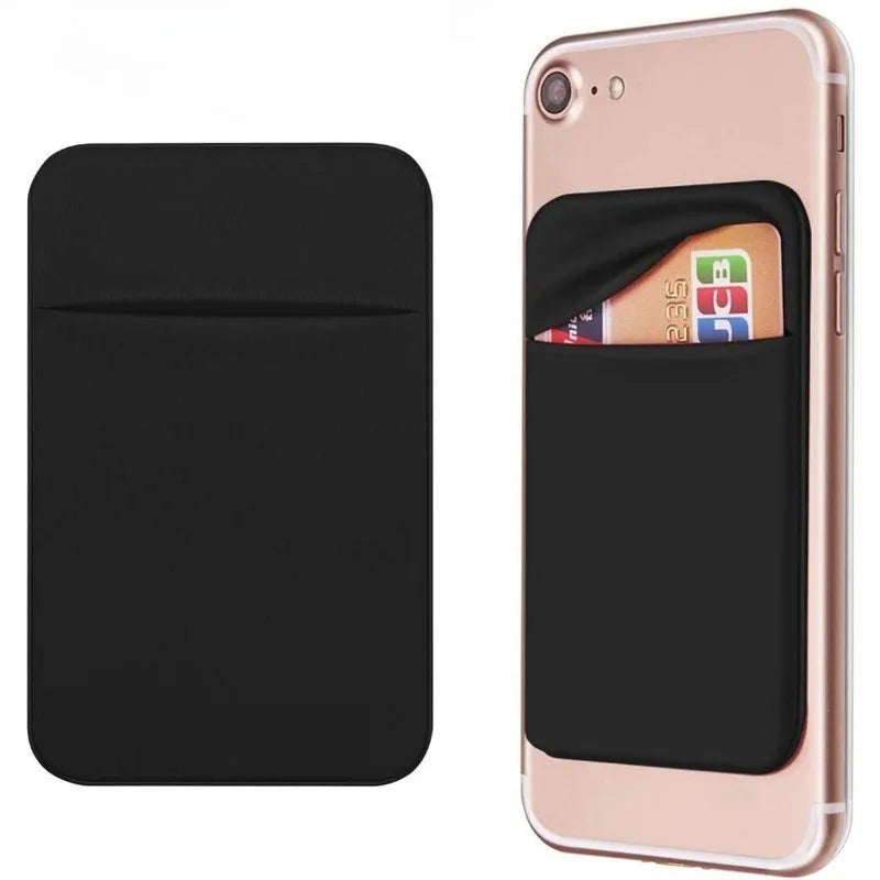 1pc Mobile Phone Pocket Self Adhesive Card Holder Stick On Wallet Sleeve with Adhesive ID Credit Card Holder for iPhone Android