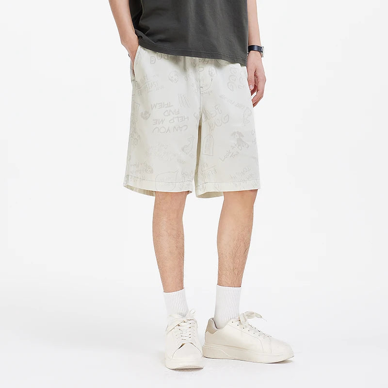 Semir Mens Denim Shorts 2026 Loose Straight Knee Length Casual Style Soft Daily Wear