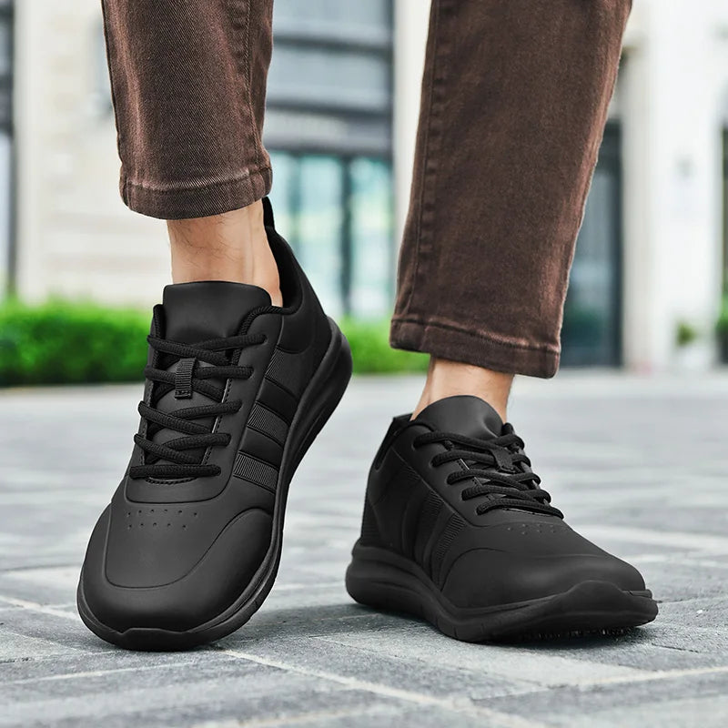 Chef Hotel Kitchen Work Shoes Four Seasons New Waterproof Non-slip Soft-sole Light Breathable Men's Outdoor Walking Sports Shoes