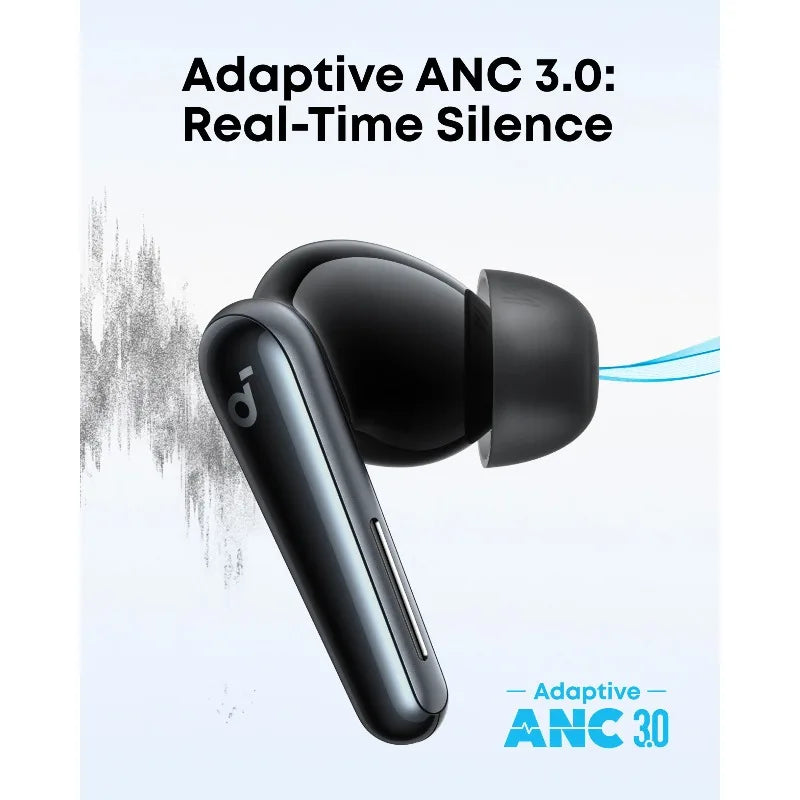 កាសស្តាប់ត្រចៀកឥតខ្សែ Soundcore ដោយ Anker Liberty5 កាត់បន្ថយសំឡេងរំខាន 3.0 កំណែសំឡេង Dolby Sound 48H កាសស្តាប់ត្រចៀកប៊្លូធូសឥតខ្សែ