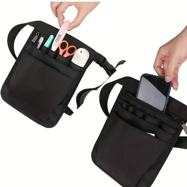 1pc Multifunctional Tool Bag,Includes Dedicated Slots for Order Pads Pens,Suitable for Various Restaurants Hotels Waiters Nurses