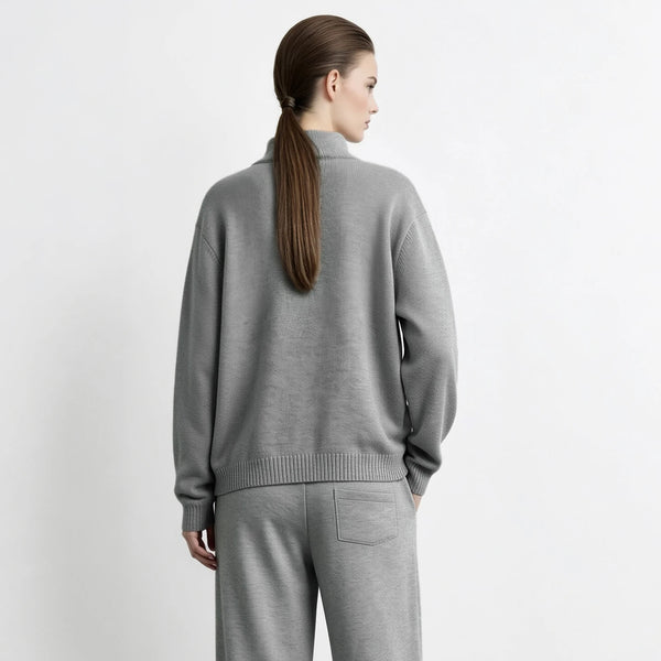 អាវយឺតដៃវែង Amii Turtleneck សម្រាប់នារី រលុង សម ពាក់បានច្រើន ពាក់បានទាំងមុខ និងខ្លួន ពាក់ធម្មតា ពាក់បានទាំងមុខ និងខ្លួន 12623039