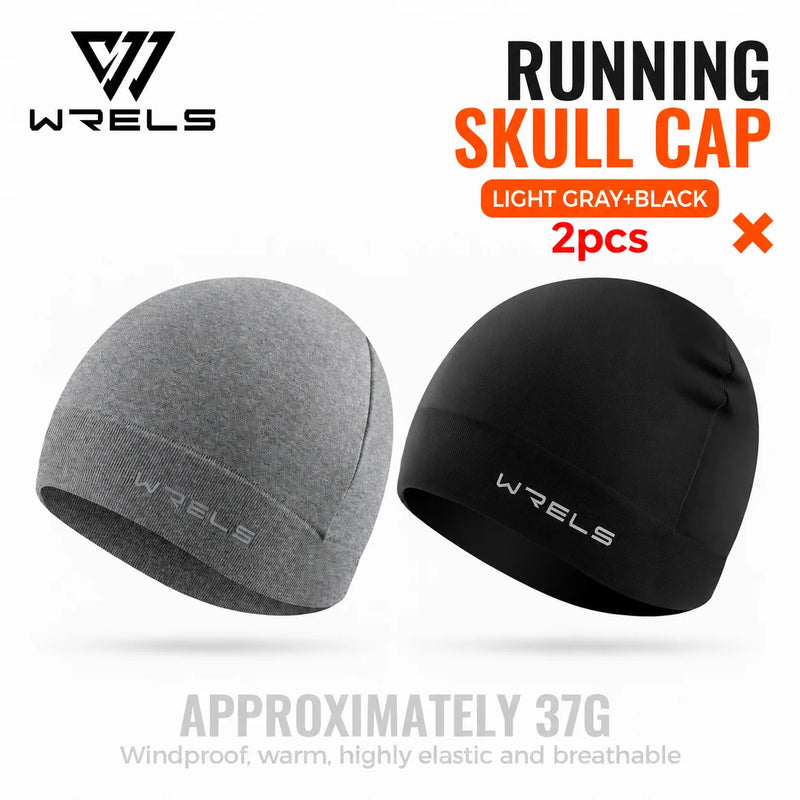 WRELS Sports Skull Cap Warm Ski Beanie Helmet Liner Breathable Moisture Wicking Running Cycling Men Women Outdoor Thermal Cap