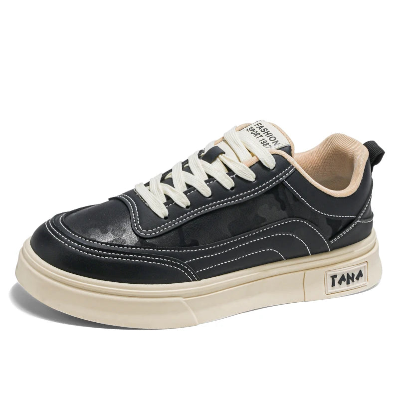 Men's fashion casual shoes four season breathable lightweight soft-sole outdoor walking shoes youth Joker tide sports board shoe