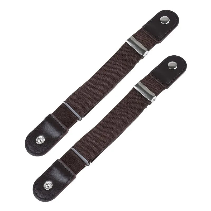 2pcs Women's Casual Belt Set,Simple Short Elastic Waistband for Jeans, Available 6 Colors to Match Various Styles,elastic band