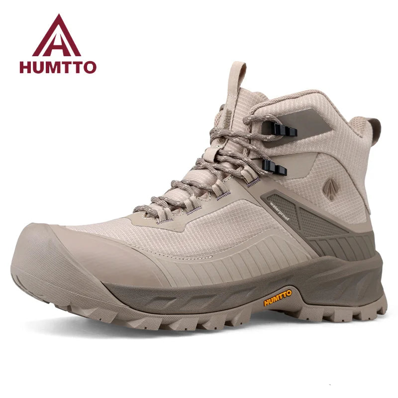 HUMTTO Winter Men's Hiking Boots Outdoor Waterproof Trekking Shoes for Man 2026 Breathable Non-slip Men Casual Mountain Sneakers