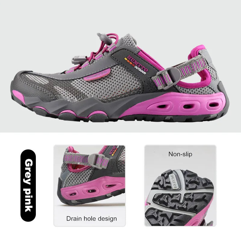 HUMTTO Beach Shoes for Women Outdoor Summer Trekking Water Sneakers Quick Drying Hiking Shoes Womens Breathable Barefoot Sandals