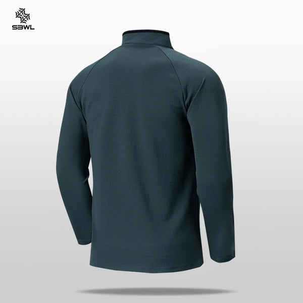 SBWL New High Quality Waffle Plaid Autumn Winter With Warm Long Sleeve T-Shirt Fashion Outdoor Sports Ski Warm Shirt Tops