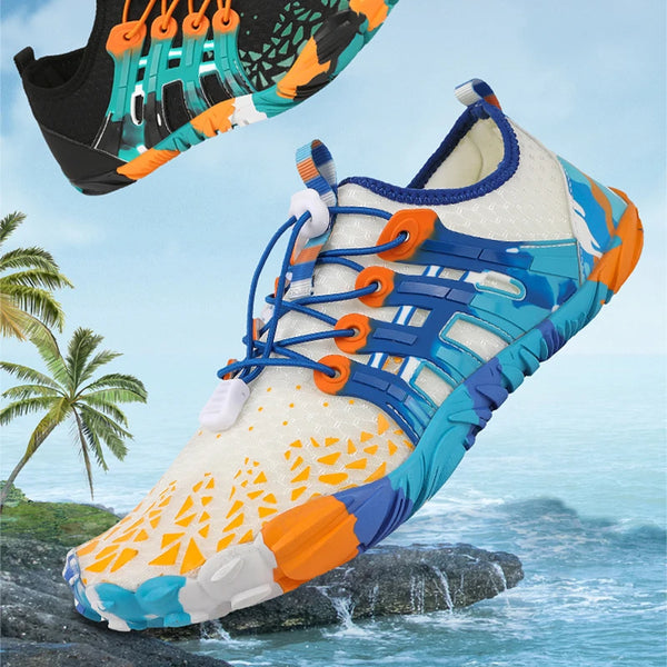 Canyoning shoes Wading summer New fashion Men's swimming dance riding squat yoga shoes breathable light casual water hiking shoe