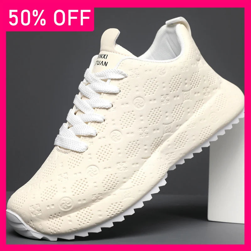 Mens Board Shoes 2026 New Thick Soled Cosy Student Youth Trendy Sports Outdoor Casual Walking Shoes Flat Sneakers for Men