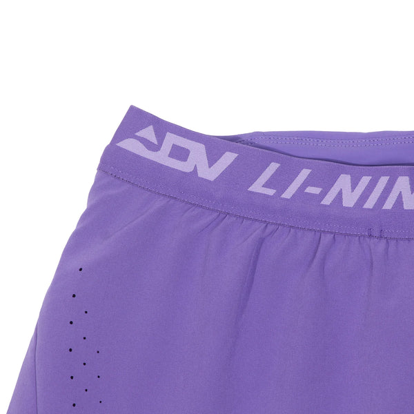 ខោរត់ Li-Ning សម្រាប់នារី 2 ក្នុង 1 ធ្វើពីប៉ូលីអេស្ទ័រ 88% អេឡាស្ទីន 12% ទំហំធម្មតា មានខ្យល់ចេញចូលបានល្អ AKSW602