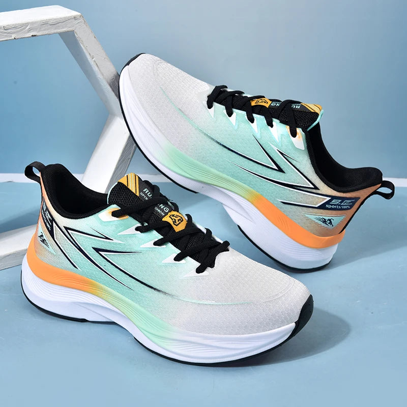 Mens Running Shoes 2025 New High Quality Jogging Shoes Fashion Casual Flat Lace-up Lightweight Sneakers for Women