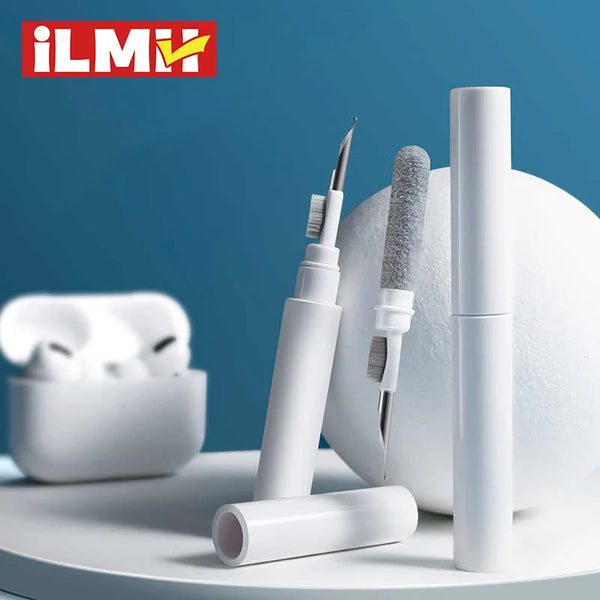 ឈុតសម្អាតសម្រាប់ Airpods Pro 1 2 3 ឧបករណ៍សម្អាតពហុមុខងារជាមួយជក់សម្រាប់កាសស្តាប់ត្រចៀកឥតខ្សែកាសប៊្លូធូស