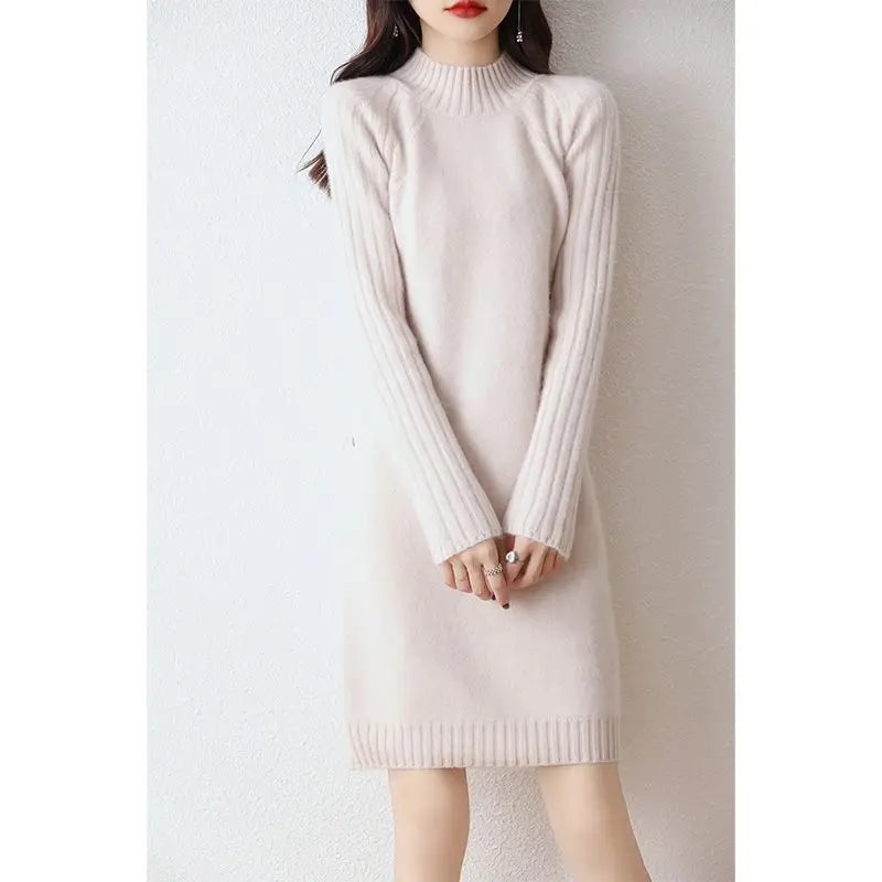 Sweater Women Trends 2026 Slim Short Mini Dress Spring Autumn Jumper Female Knitwear Tops Basic Wear Winter Pullovers Vestidos