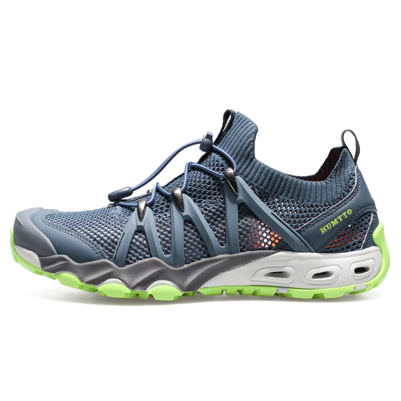 HUMTTO Summer Hiking Shoes for Men Breathable Beach Water Sneakers Man 2022 Sports Trekking Outdoor Shoes Casual Sandals Mens