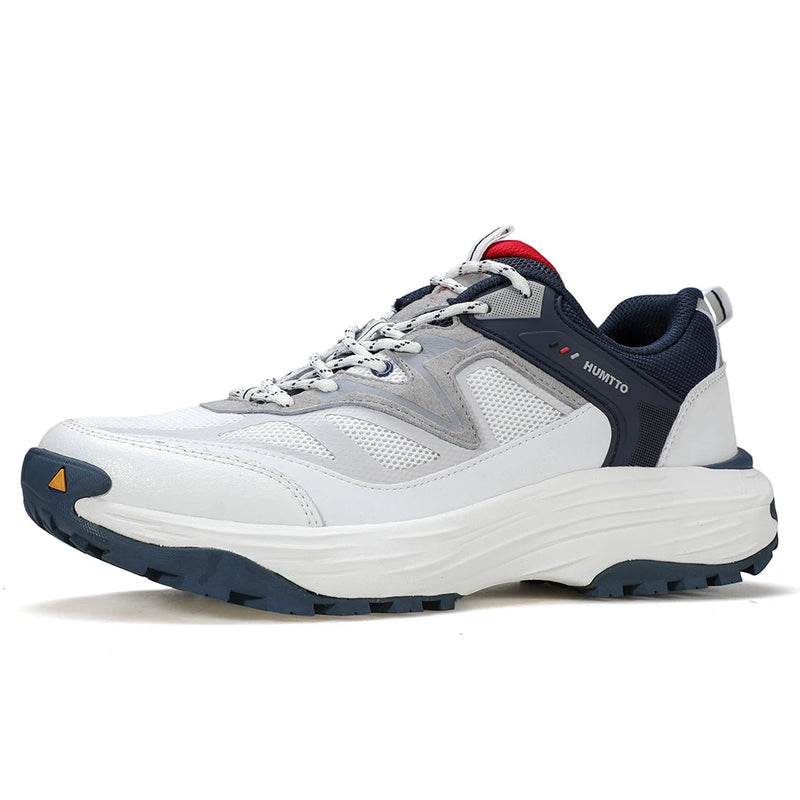 HUMTTO Non-slip Hiking Shoes for Men Breathable Sports Shoe Man Leather Outdoor Sneakers Designers Men's Casual Trekking Boots