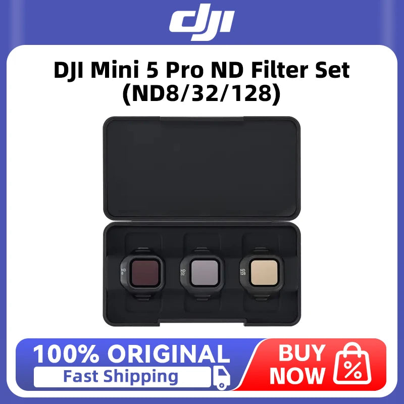 DJI Mini 5 Pro ND Filter Set ND8 ND32 ND128 Optical Lens for Drone Camera Light Reduction Accessories
