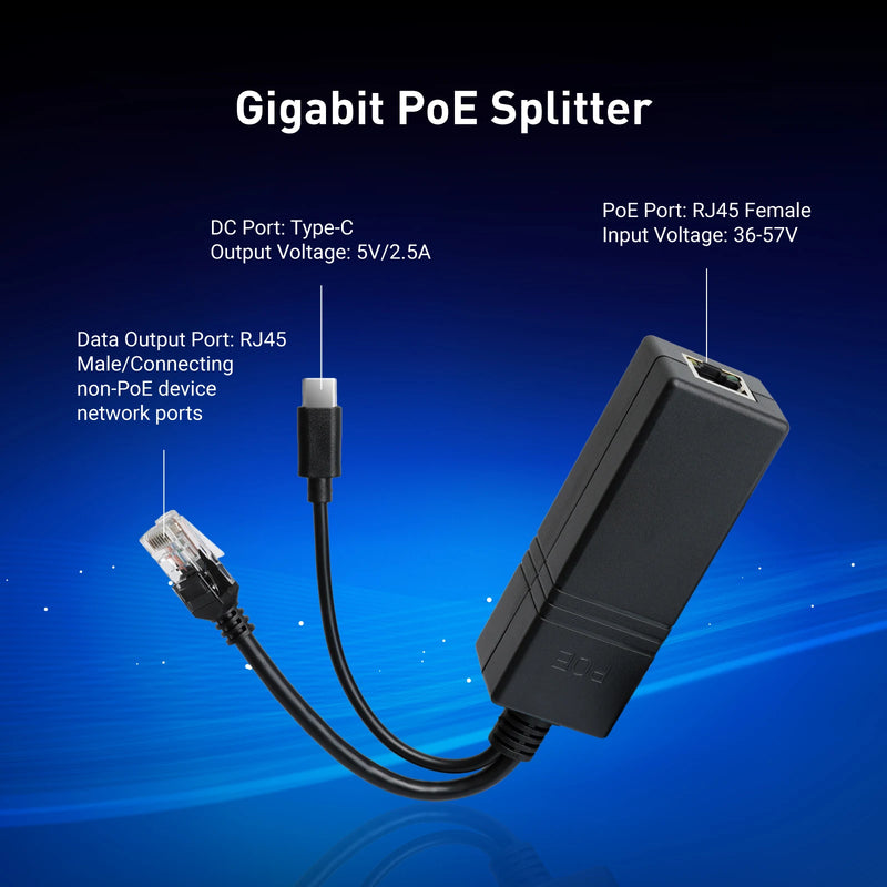ឧបករណ៍បំបែក PoE សមស្របសម្រាប់ Comet, Comet Pro