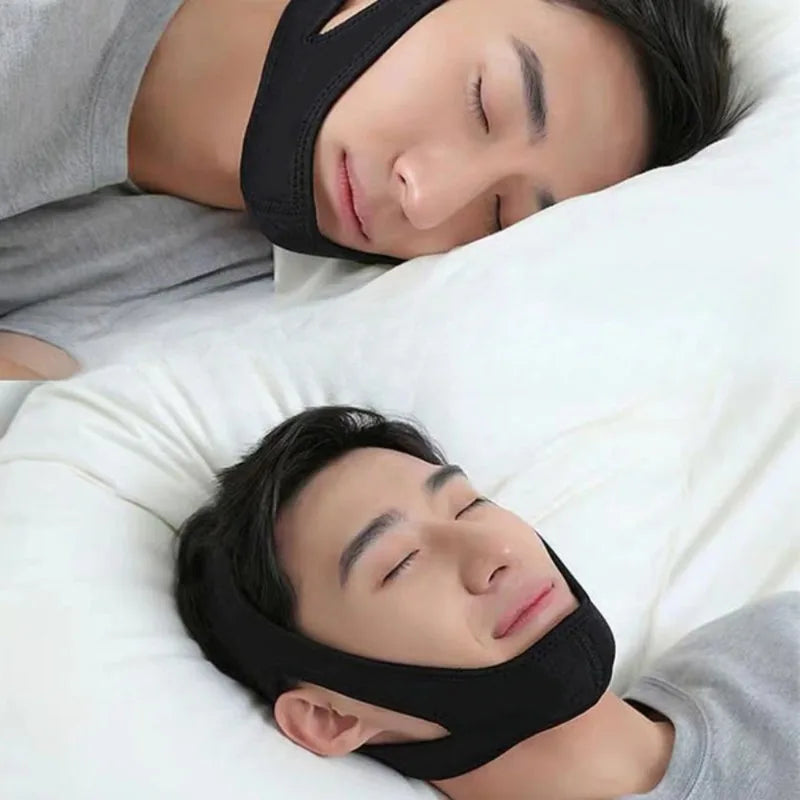 1pc Adjustable Anti-Snoring Mouth Guard, Breathable and Comfortable Jaw Support Strap for Sleep Apnea and Snoring Prevention