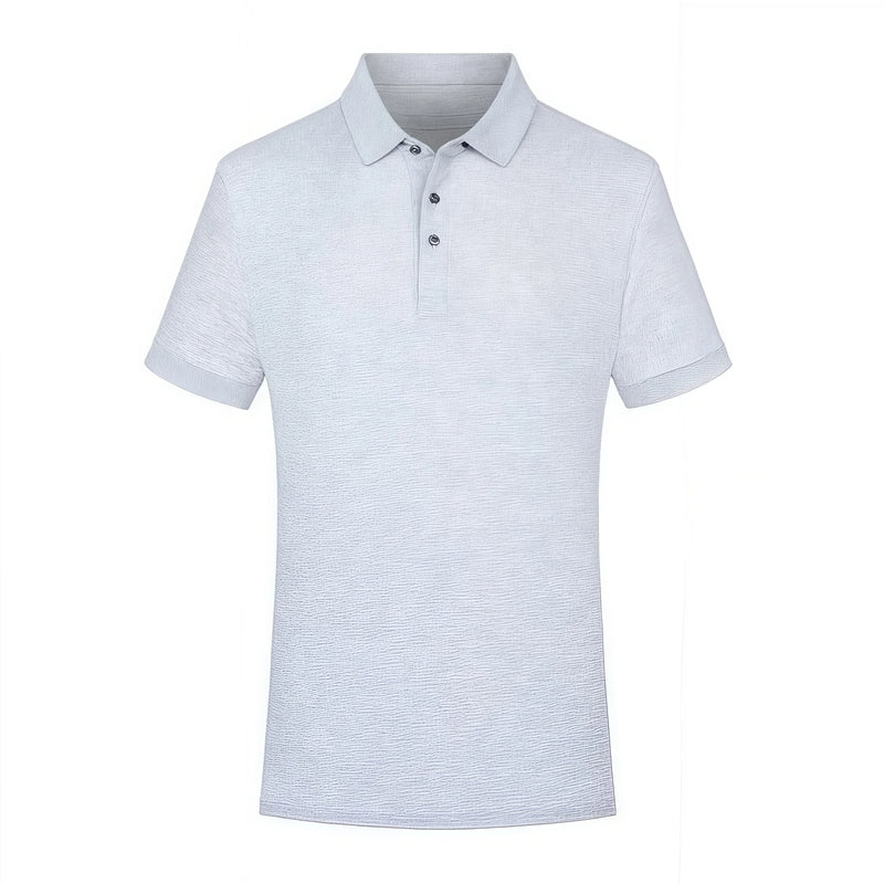2026 Summer Work Uniform  Logo Printed Company Team Culture Polo Shirt 5A Antibacterial mulberry silk cool POLO shirt