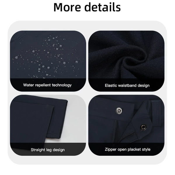 HUMTTO Hiking Pants Winter Camping Trekking Hunting Men's Pants 2024 Warm Breathable Black Outdoor Working Sports Trousers Men