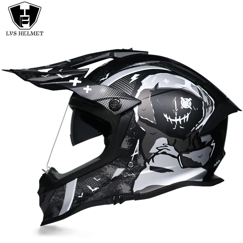 Motorcycle Helmet ATV Dirt Bike Downhill Cross Capacete Da Motocicleta Cascos Motocross Off Road Helmet With Lens