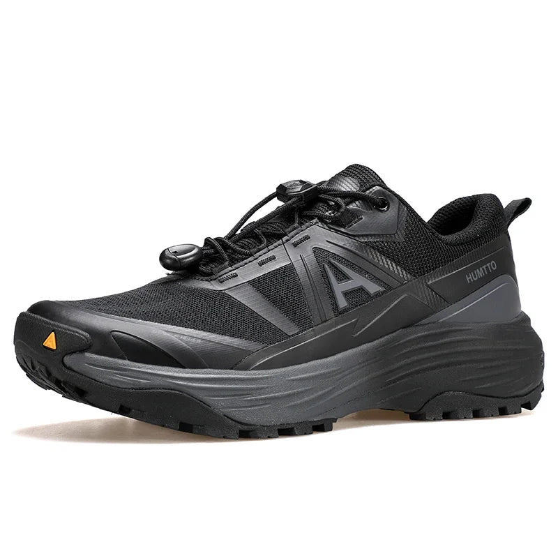 HUMTTO Luxury Designer Men's Sports Shoes Cushioning Running Shoes for Men Black Sneaker Trainers Man Breathable Gym Sneakers