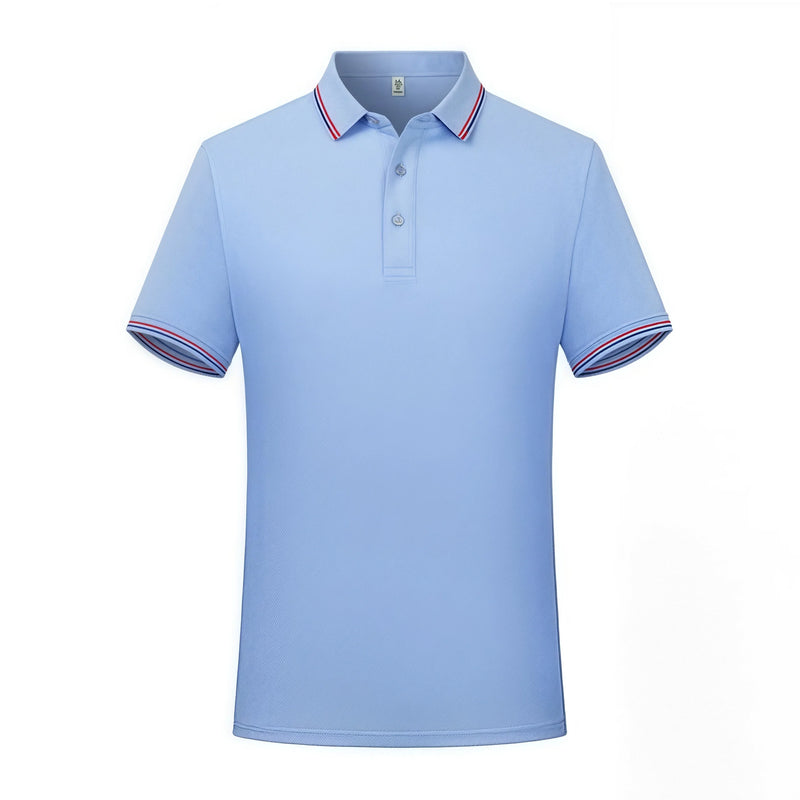 Customizable antibacterial high-end casual business comfortable Polo shirt collar T-shirt company Logo printed  staff team unifo