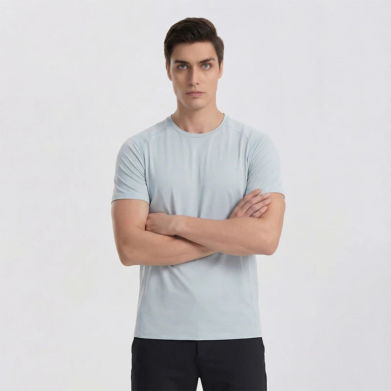 SBWL New Lightweight, Quick-Drying, High-Quality Men's and Women's Sports T-Shirts and Casual Short-Sleeved Shirts Tops