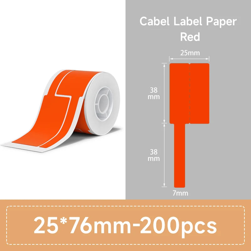 NIIMBOT Thermal Label Paper for B1/B21/B3S/B31 Printer 9 Rolls Set Scratch-resistant Sticker Waterproof Oil-Proof Label Tape