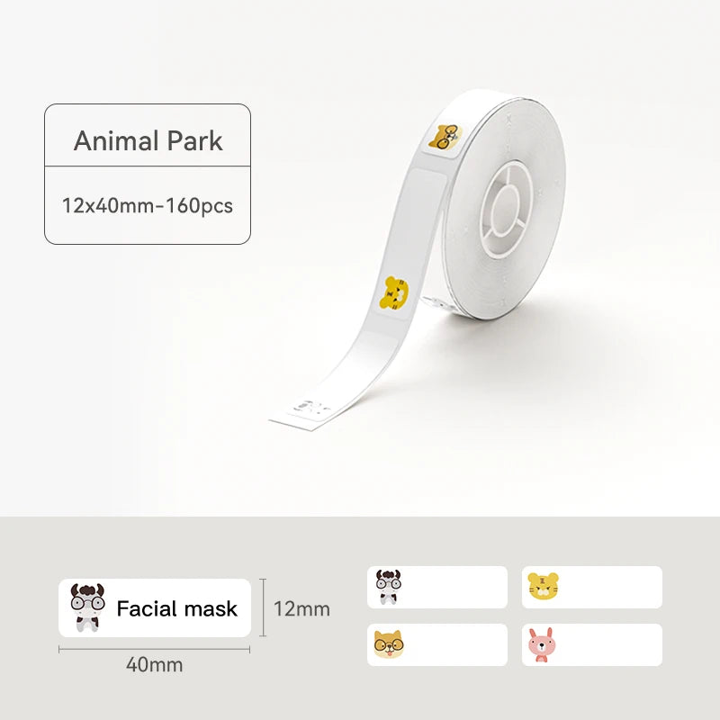 Niimbot Thermal Printer Labels 1 Roll of Self-adhesive Label Paper for D110 D11 D101 H1 H1S Bluetooth Label Maker