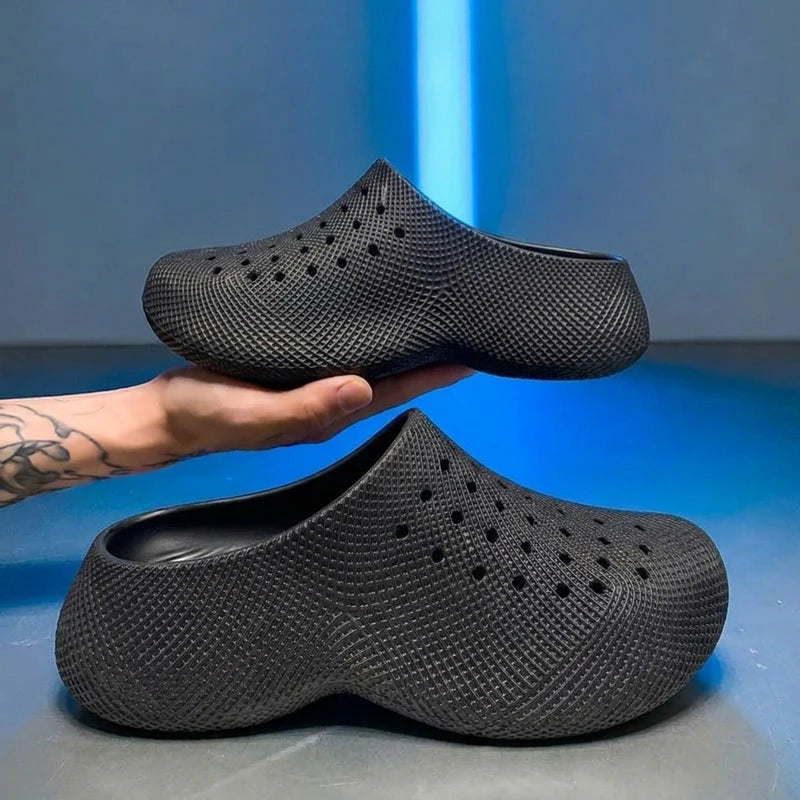 Men's Eva Clogs Breathable Slip On Slippers Summer Lightweight Quick Dry Beach Waterproof Garden Shoes Outdoor Walking Slipper