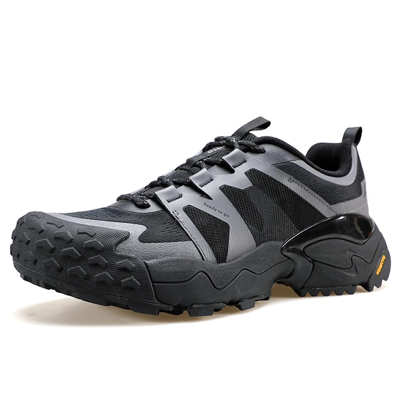 HUMTTO Outdoor Non-slip Sports Shoes Trekking Shoes for Men Breathable Hiking Sneakers Man Comfortable Walking Climbing Sneaker