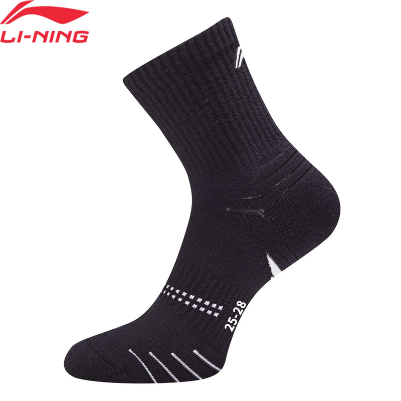 ស្រោមជើងវាយសីបុរស Li-Ning ពាក់កណ្ដាលខ្លួន មានខ្យល់ចេញចូលបាន ស្រោមជើងកីឡាអាជីព LiNing AWSV161