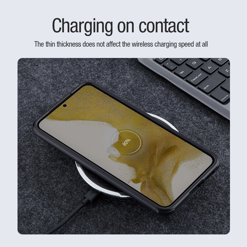 For Samsung Galaxy S25 Ultra Magsafe Case NILLKIN Frosted Shield Pro Magnetic Wireless Charging Cover For Samsung S25/S24Ultra