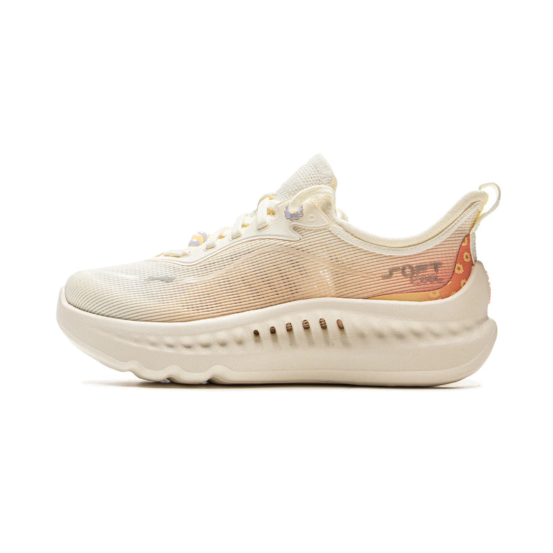 ស្បែកជើង Li-Ning សម្រាប់នារី SOFT COOL 2 LIFESTYLE COMFOAM MAX Cushion COOL SHELL មានខ្យល់ចេញចូលបាន ស្បែកជើងប៉ាតាទាន់សម័យបែបលីនីង AGLV010