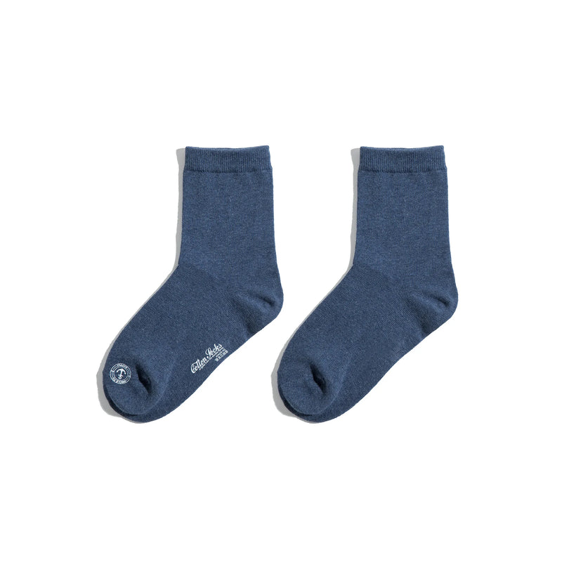 Maden 3 Pack Pairs Printed Knitted Mid-calf Socks Sweat-absorbent Solid Color Socks Non-slip Men's Socks for Spring and Autumn