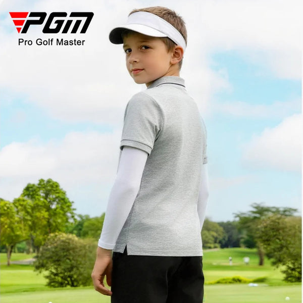 PGM Children's Ice Silk Sunscreen Sleeve for Summer Thin, Breathable and Cool, No Sweating XT010