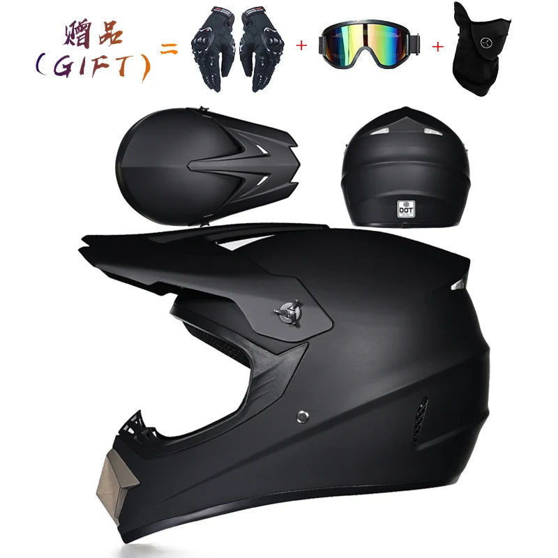 Motorcycle off-road helmet Cascos para Motos ATV all terrain beach bike helmet bicycle DH downhill full helmet capacete