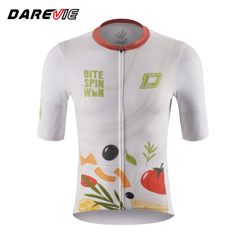 អាវយឺតជិះកង់ DAREVIE សម្រាប់បុរស 3D Bubble Mesh Pro Level សម្លៀកបំពាក់ជិះកង់សម្រាប់បុរស ស្រូបយកសំណើម ប្រឆាំងនឹងការរអិល អាវ Maillot សម្រាប់ជិះកង់