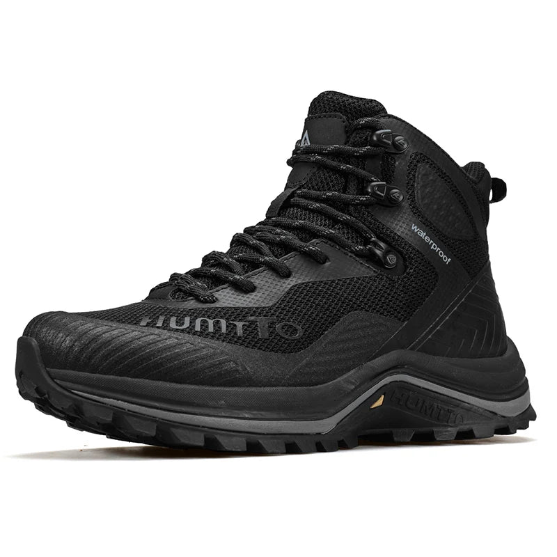 HUMTTO Trainers Outdoor Trekking Shoes Men Breathable Hiking Boots for Man Winter Men's Sports Shoes Rubber Safety Work Sneakers