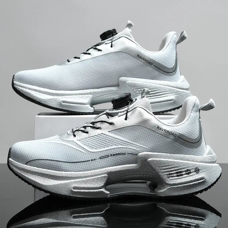Unisex Running Shoes for Men Women Summer Breathable Mesh Sneakers Anti Slip Soft Sole Flat Walking Shoes Trendy Tennis Shoes