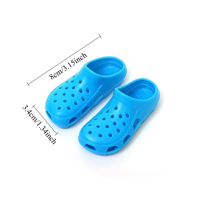 2pcs Colorful Mini Slippers & Toothbrush Storage Box - Wall-Mounted, No-Drill, Durable Plastic Bathroom Organizer