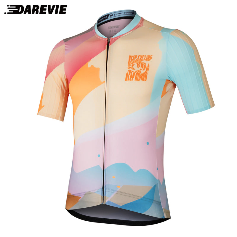 ខោជិះកង់បុរស DAREVIE AERO ល្បឿនលឿន មិនរអិល ស្ងួតរហ័ស Bretelelle ស្រូបសំណើម និងស្រូបញើសសម្រាប់ជិះកង់បុរស