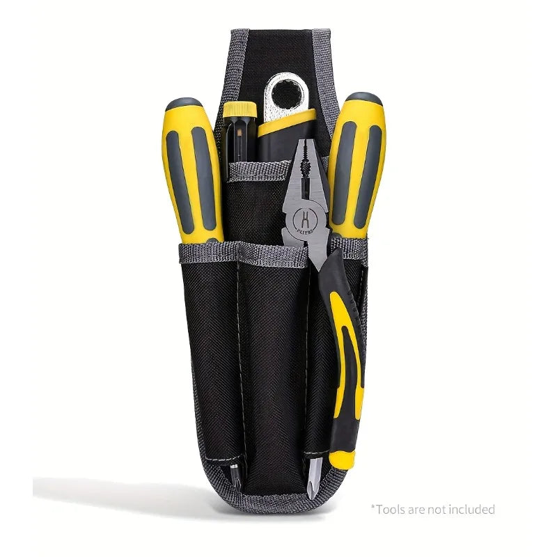 1pc Utility Mini Tool Organizer Pouch with Belt Clip,Multi-Pocket Design for Electricians,Construction Workers,Tool Organization