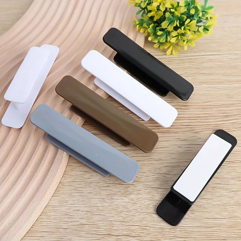 2pcs Non-punching Self-Adhesive Door Handle Without Punching, Multi-Purpose Handle, Paste Cabinet Handle, Door Handles.