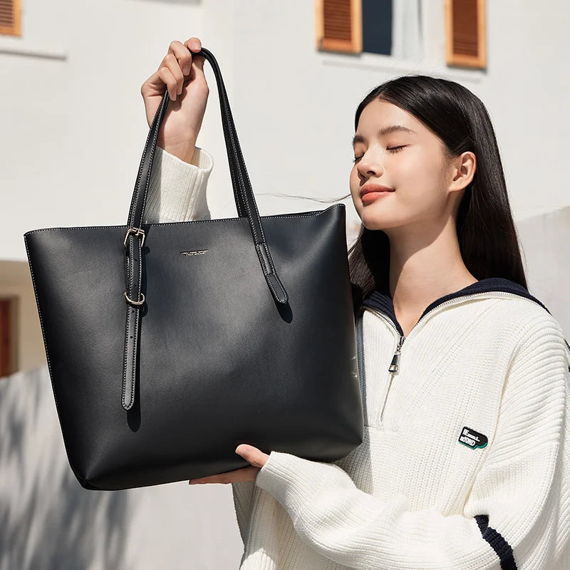 Semir Women Bag Tote 2026 Large Capacity Handheld Commuter Urban Casual Style Soft Comfortable Daily